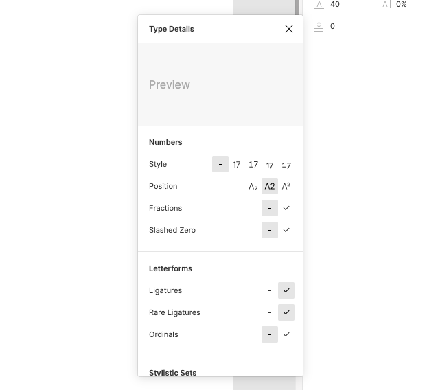 Figma Font Feature Settings